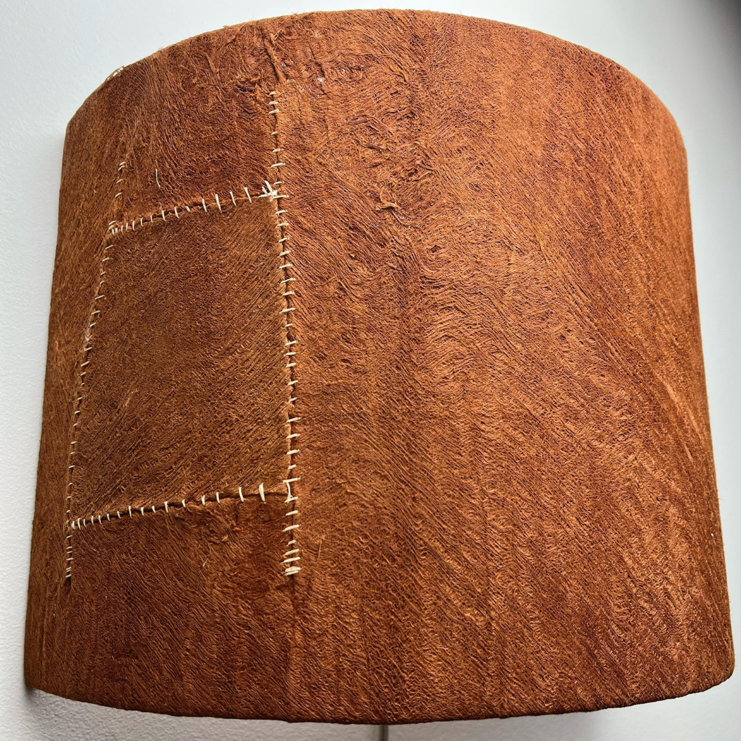 Applique en écorce d'arbre, luminaire en matière naturelle
